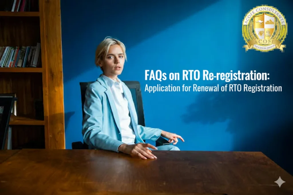 FAQs on RTO Re-registration: Application for Renewal of RTO Registration