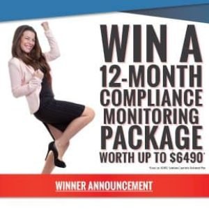 Announcing the Winner of ’12-Month Compliance Monitoring Package’